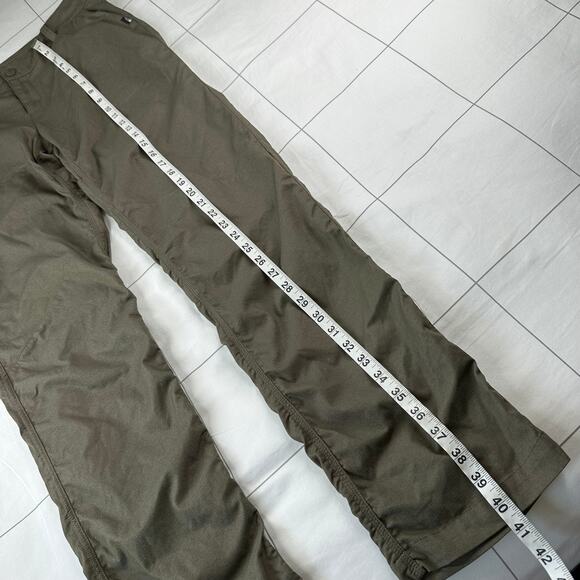 The North Face Pants Womens 10 Regular Green Brown Nylon Hiking Stretch Hiking - Picture 11 of 11